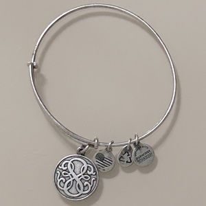 Alex & Ani Path of Life Silver Charm Bracelet
